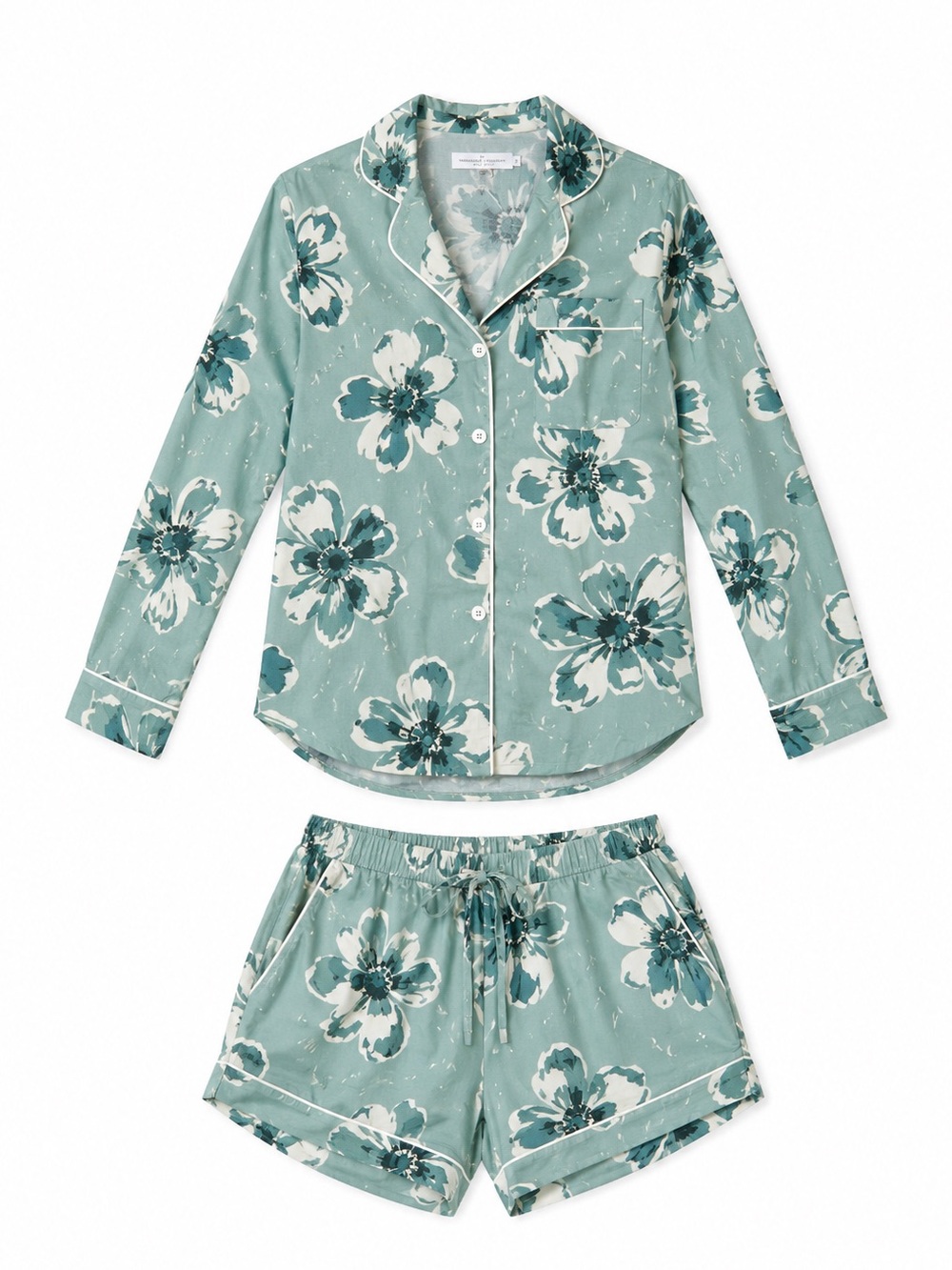 Desmond & Dempsey Signature Pajama Set in Floral Print